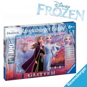 Jégvarázs 2 Testvérek glitteres puzzle (100 db) 
