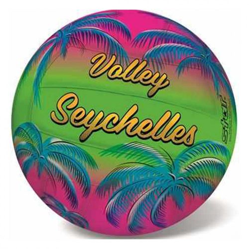 Labda, Volley Seychelles, fluoreszkálós, 3 szín, 21 cm 