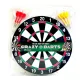 Darts játék 37 cm átmérőjű táblával és 6 db fém nyíllal