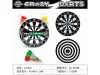 Darts játék 37 cm átmérőjű táblával és 6 db fém nyíllal