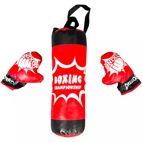 Box készlet tömött kesztyűvel, 16x45 cm – gyerek sportjáték