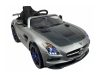 Mercedes SLS elektromos autó, magas fényû ezüst karbonnal