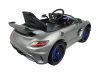 Mercedes SLS elektromos autó, magas fényû ezüst karbonnal