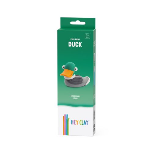 Hey Clay, Gyurma készlet, kacsa, 3 tégely
