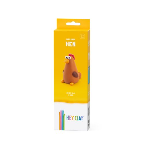 Hey Clay, Gyurma készlet, tyúk, 3 tégely