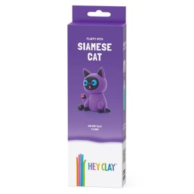 Hey Clay, Gyurma készlet, sziámi macska, 3 tégely