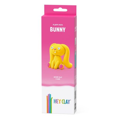 Hey Clay, Gyurma készlet, nyuszi, 3 tégely