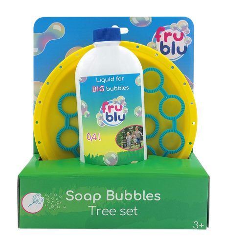 Fru Blu - Bokor buborékfújó szett folyadékkal
