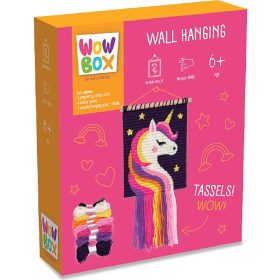 Wow Box: Csináld magad makramé fali dísz, unikornis