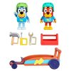 Bluey – Rusty és Bluey Gokartos játékszett
