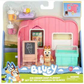   Bluey Fagyizós játékszett - Fagylaltos stand Muffin figurával