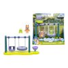 Bluey - Játszótér játékszett Bingó és Teknős figurával