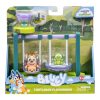 Bluey - Játszótér játékszett Bingó és Teknős figurával
