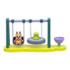 Bluey - Játszótér játékszett Bingó és Teknős figurával