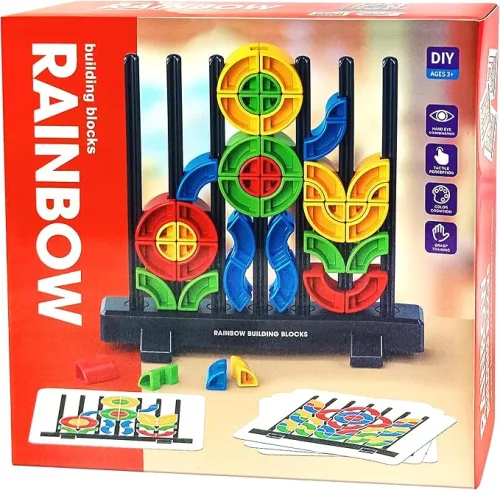 Színkirakó gyorsasági játék – Mintakövető logikai társas