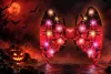 Halloween jelmez szárny, fénnyel és zenével