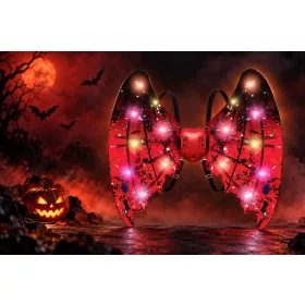 Halloween jelmez szárny, fénnyel és zenével